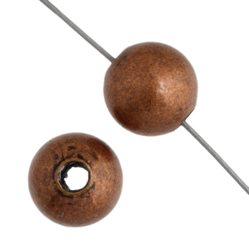 Antique Copper Metal Beads Round 3mm Qty:100