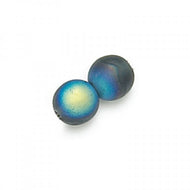 Czech Druk Rounds 3mm Frosted Montana AB Qty: 50