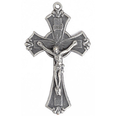 Crucifix Roman 33x46mm Antique Silver Finish Qty:1