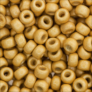 Miyuki Rocailles 11/0 4202F Duracoat Galvanized Gold Matte Qty:10g Tube