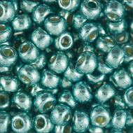 Miyuki Rocailles 8/0 4216 Duracoat Galvanized Dark Sea Foam