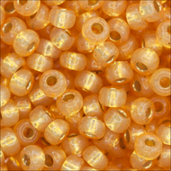 Miyuki Rocailles 11/0 4231 Duracoat Golden Flax Silver Lined Qty:10g Tube