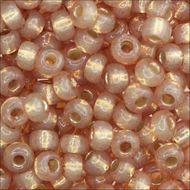 Miyuki Rocailles 11/0 4243 Duracoat Topaz Gold Silver Lined Qty:10g Tube