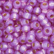 Miyuki Rocailles 11/0 4246 Duracoat Lilac Silver Lined Qty:10g Tube