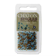 Preciosa Chatons 8SS Aqua Qty: Approx. 3g *D*