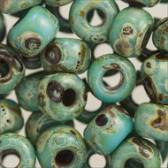 Miyuki Rocailles 6/0 4514 Seafoam Green Matte Picasso 