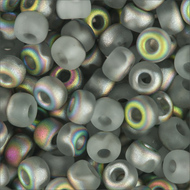 Miyuki Rocailles 8/0 4557 Czech Coated Crystal Vitrail Matte 