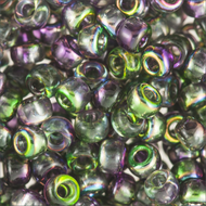 Miyuki Rocailles 8/0 4571 Czech Coated Crystal Magic Orchid 
