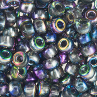 Miyuki Rocailles 8/0 4572 Czech Coated Crystal Magic Blue 
