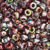 Miyuki Rocailles 11/0 4573 Czech Coated Crystal Magic Wine Qty:10g Tube