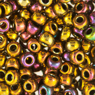 Miyuki Rocailles 8/0 0462 Gold Iris Metallic 