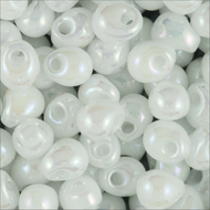 Miyuki Drops 0471 White Opaque AB