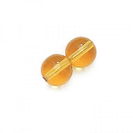 Czech Druk Rounds 4mm Amber Qty:100