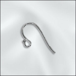 Stainless Steel Earwires with 1mm Ball Qty:12
