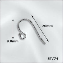 Load image into Gallery viewer, Stainless Steel Earwires with 1mm Ball Qty:12
