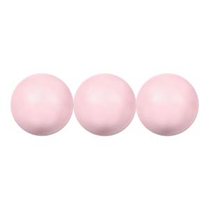 Swarovski #5810 Pearl Rounds 8mm Pastel Rose Qty:25 – The Beading Room
