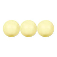 Swarovski #5810 Pearl Rounds 4mm Pastel Yellow Qty:25