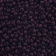 Czech Seedbeads 8/0 Dark Brown Opaque Qty: 23g