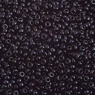 Czech Seed Beads 10/0 Opaque Black