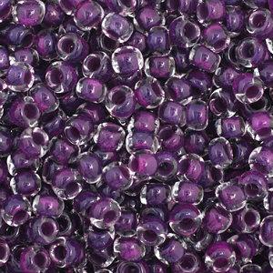 Czech Seedbeads 11/0 Crystal Mauve Color Lined