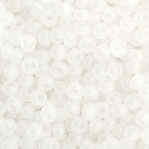 Czech Seedbeads 11/0 White Opal Opaque