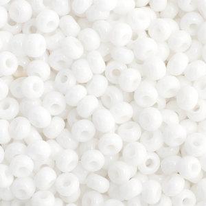 Czech Seedbeads 11/0 White Opaque