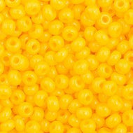 Czech Seedbeads 11/0 Golden Yellow Opaque