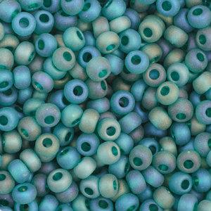 Czech Seedbeads 11/0 Teal Transparent Matte AB