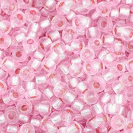 Czech Seedbeads 11/0 Pink Silver Lined
