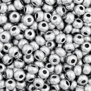 Czech Seedbeads 11/0 True Silver Metallic