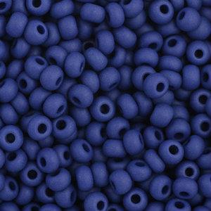 Czech Seedbeads 11/0 Navy Blue Opaque Matte