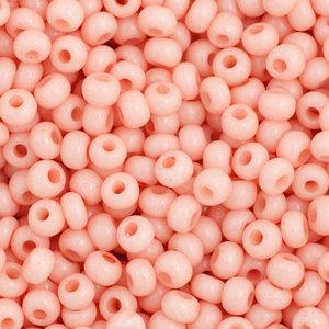 Czech Seedbeads 11/0 Light Orange Opaque Matte Dyed