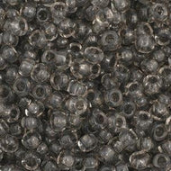 Czech Seedbeads 11/0 Black Diamond Transparent