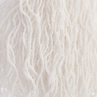 Czech Charlottes 15/0 White Opaque Qty: approx 8.6g