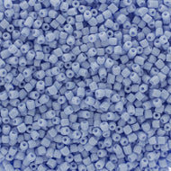Czech Seed Beads 9/0 3 Cuts Opaque Powder Blue Qty: 10g