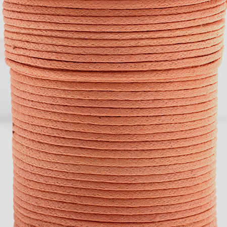 Cotton Cord 1mm Dark Orange Quantity:25m spool