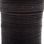 Cotton Cord 1mm Black Quantity:25m spool