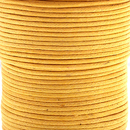 Cotton Cord 1mm Lemon Quantity:25m spool