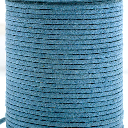 Cotton Cord 1mm Denim Quantity:25m spool