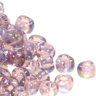 Miyuki Triangles 8/0 1156 Lilac Transparent AB Qty:10g