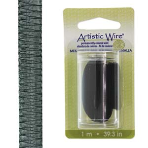Artistic Wire Mesh Black 10mm *D* Qty: 1 meter