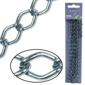 Anodized Aluminum Chain 14.4x9mm Steel Blue Qty:3ft