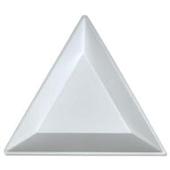 3 Sorting Trays Triangular Plastic