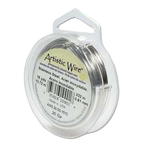 Artistic Wire 18 Gauge Stainless Steel Qty:10yd