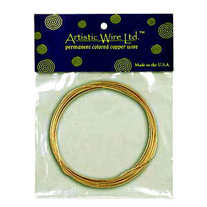 Artistic Wire 16 Gauge Non-Tarnish Brass Qty:10 ft bag