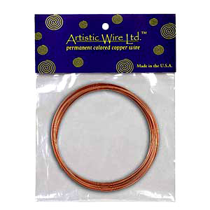 Artistic Wire 16 Gauge Natural Copper Qty:10 ft bag
