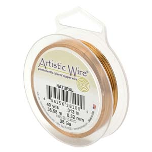 Artistic Wire 18 Gauge Natural Copper Qty:10 yds