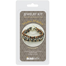 Load image into Gallery viewer, &#39;Modern Metallics&#39; Bracelet Kit by Leslie Rogalski for The BeadSmith

