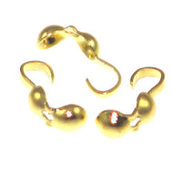 Gold Color Bead Tips 3.5mm Qty:50