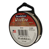 Wildfire Bead Thread .006in Beige Qty:50 Yds